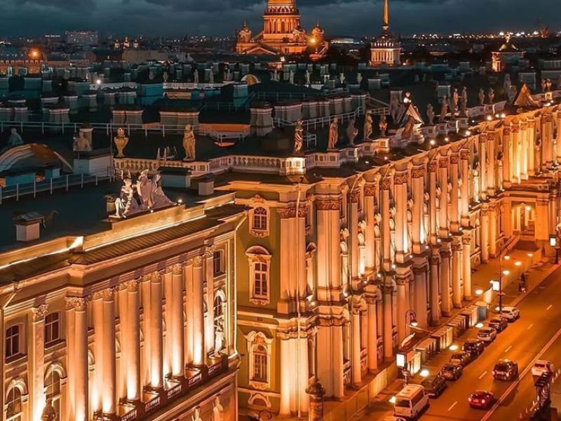 Moskova & St.Petersburg Turu Rotası V4